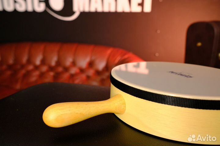 Бубен с ручкой + Палочки