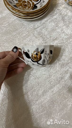 Сервиз чайный Золотая Роза