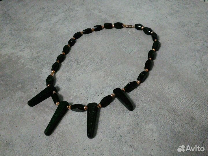 Бусы натуральные камни