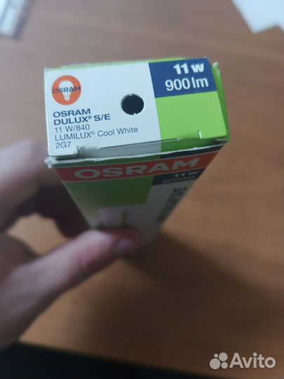 Лампа Osram Dulux S/E 11W, цоколь 2G7