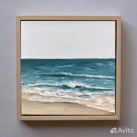 Картина маслом море