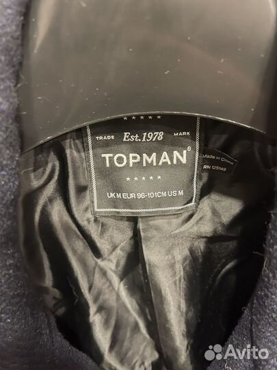 Мужское пальто topman размер М