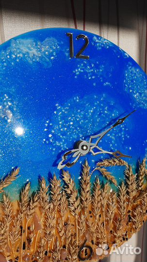 Часы из эпоксидной смолы
