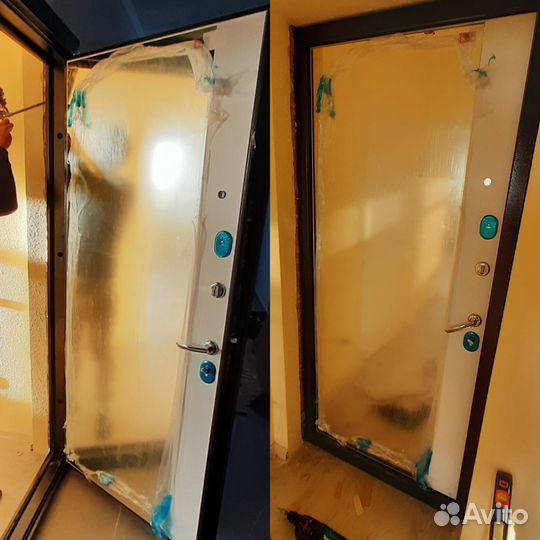 Металлические Двери с зеркалами и без