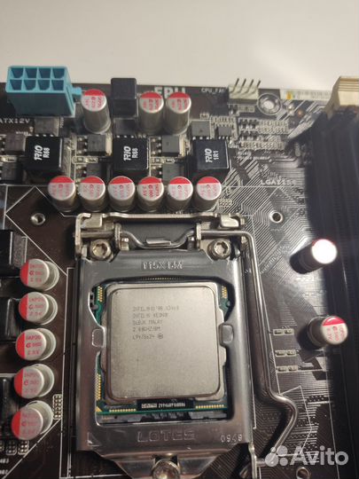 Материнская плата asus p7h55-m pro