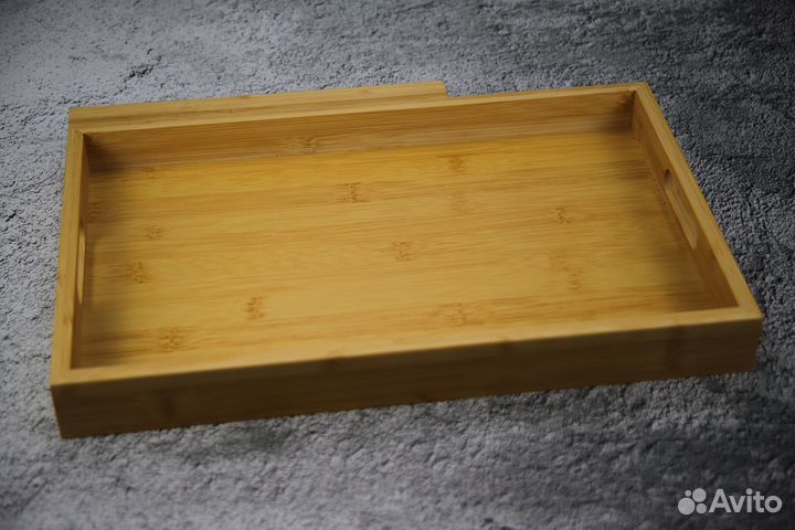 Доска для нарезки хлеба без крошек с ножом