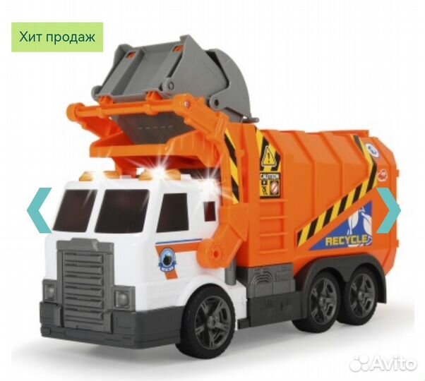 Мусоровоз dickie на батарейках