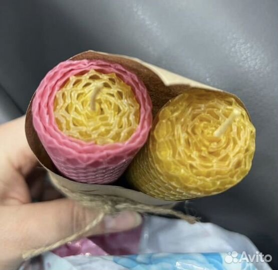 Набор свечей из вощины