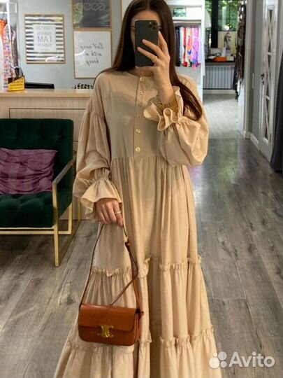 Женское платье летнее длинное