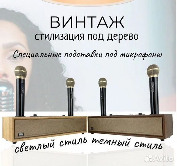 Портативная Bluetooth караоке-система