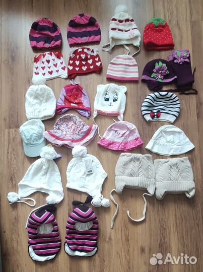 Зимняя шапка, панамка на 1.5 - 4 года