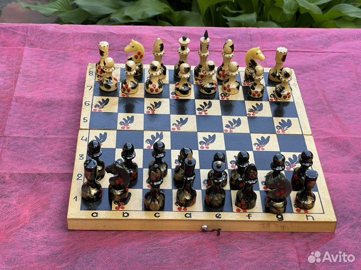 Шахматы деревянные ручной работы