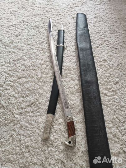 Шашка казачья в мельхиоре