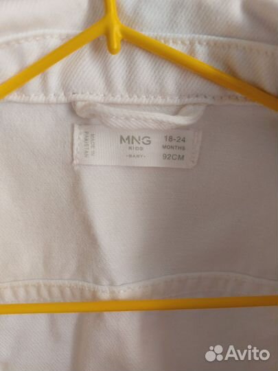 Джинсовая куртка Mango для девочки 92