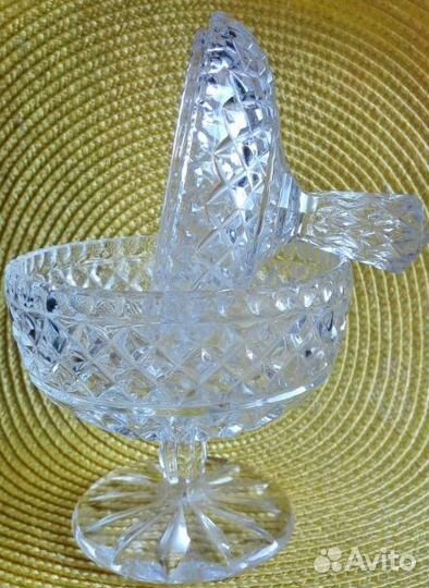 Хрусталь СССР Сахарница Конфетница Ваза Чехия