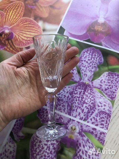 Хрусталь сервиз бокалы фужеры рюмки салатницы СССР