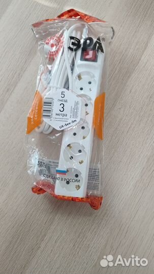 Удлинитель сетевой U-5es-5m эра