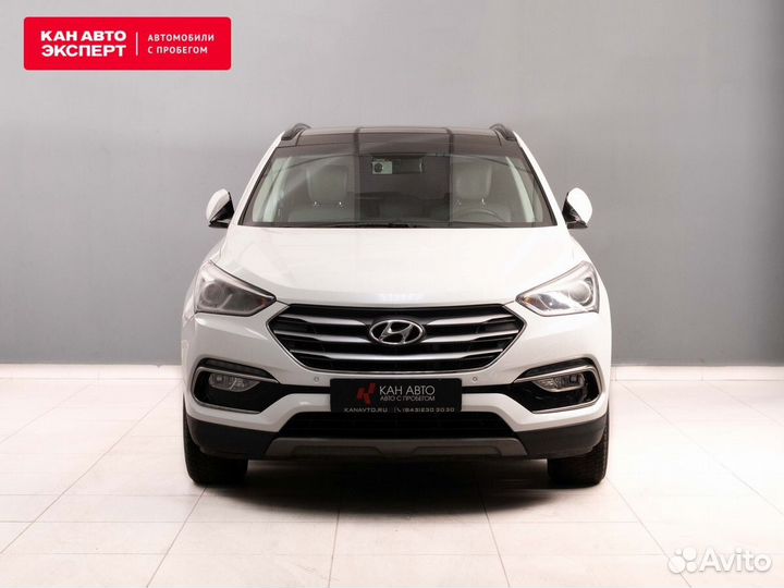 Hyundai Santa Fe 2.0 AT, 2017, 100 000 км