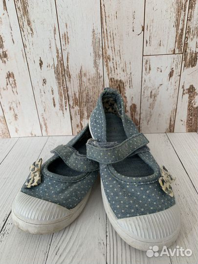 Туфли текстильные для девочки 27 размер