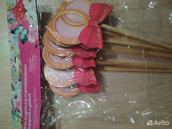 Топперы в торт или для цветов или салатов