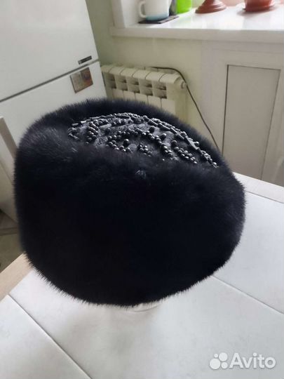 Шапка норковая женская