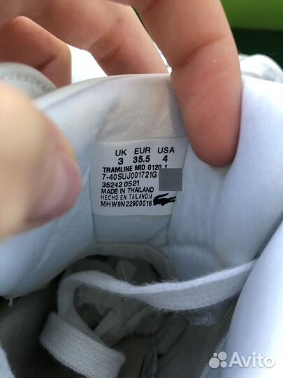 Кроссовки lacoste оригинал