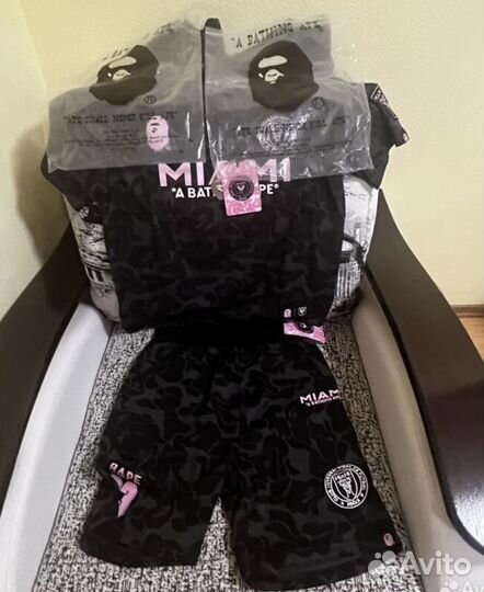 Bape miami Оригинальные шорты + футболка
