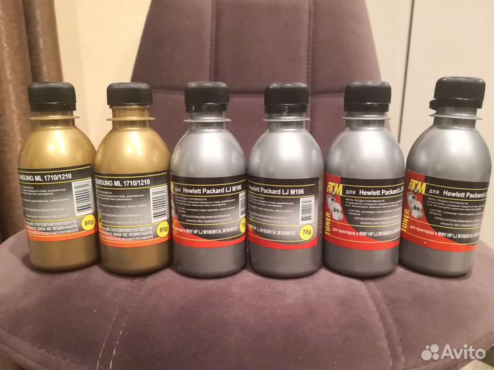 Тонеры для лазерных принтеров HP, Samsung, Xerox