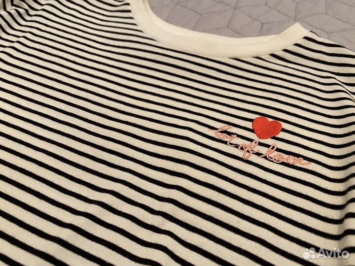 Лонгслив тельняшка для девочки рр 146