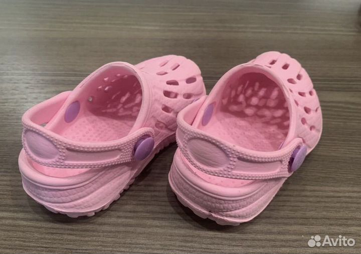 Crocs шлепки детские 18 размер