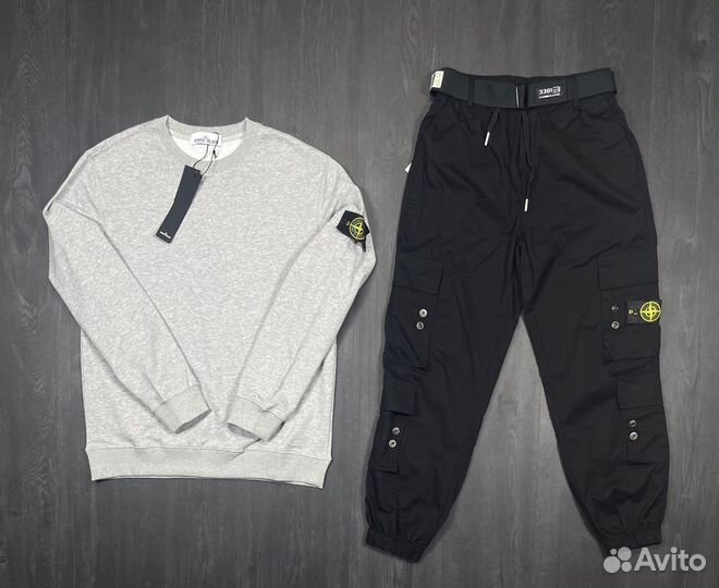 Костюм свитшот и джогеры Stone Island