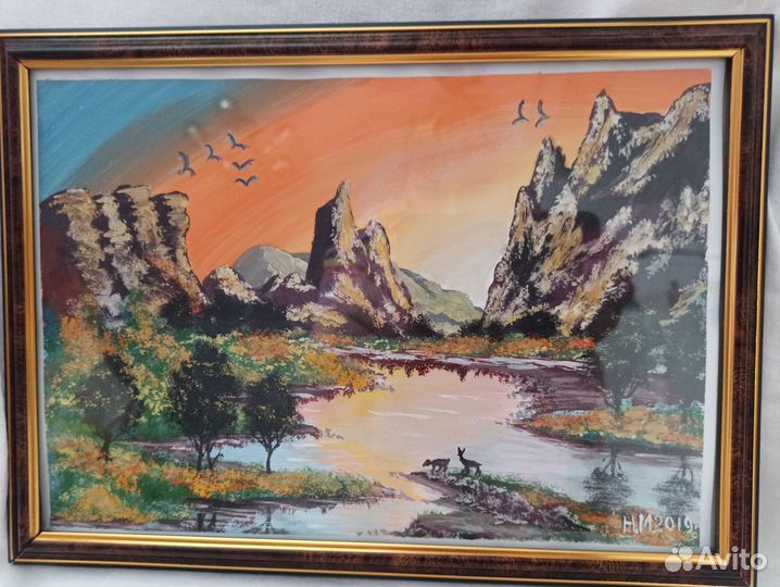 Картина.гуашь