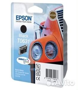 Картридж Epson T0631 Black черный C13T06314A10