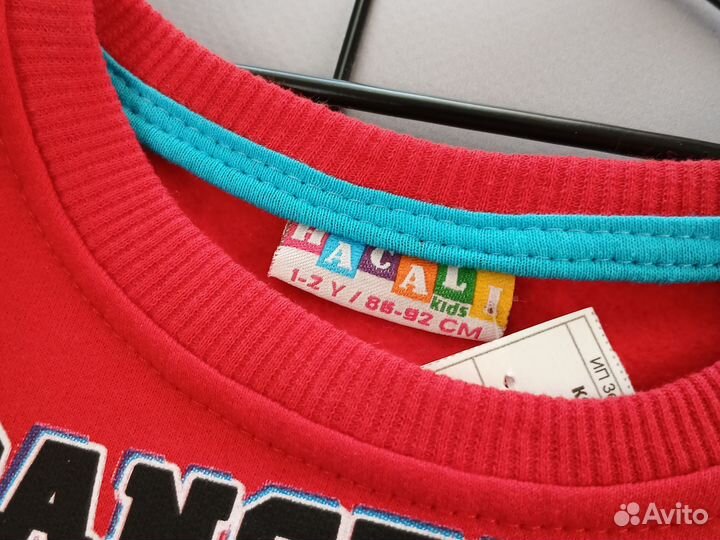 Лонгслив для мальчика 86 92