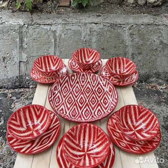 Узбекская посуда тарелки набор