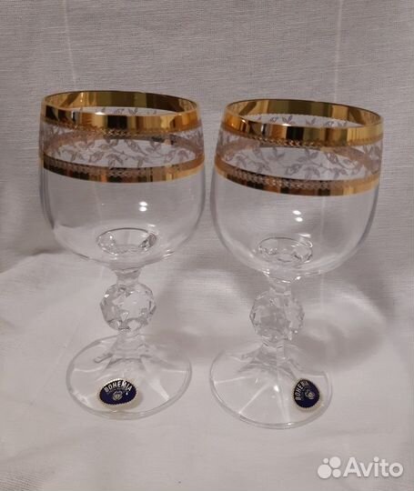 11 бокалов для вина Klaudia Bohemia Чехия