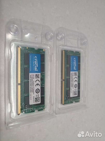 Оперативная память ddr4 Crucial