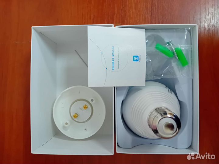 Камера видеонаблюдения лампочка wifi IP 360