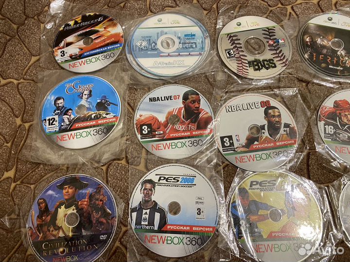 Диски для Xbox 360