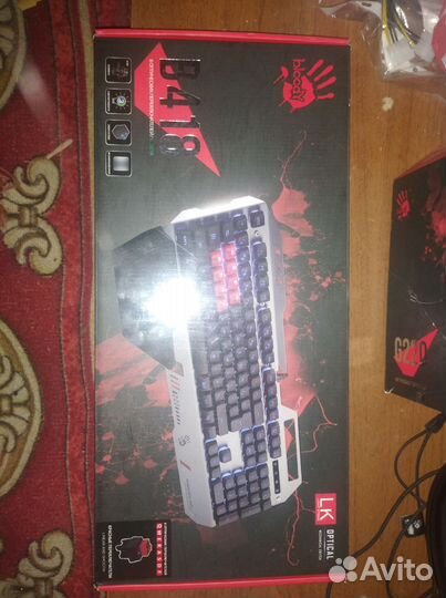 Игровая клавиатура bloody b418