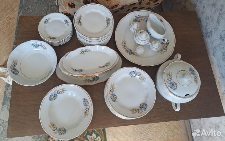 Столовый сервиз СССР Рига