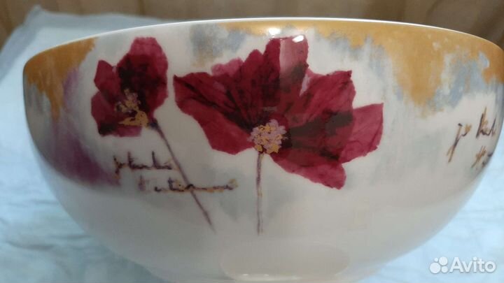 Чайный сервиз вербилки СССР, салатник Италия