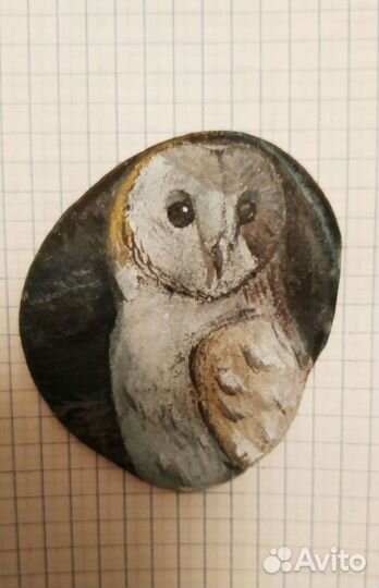 Натуральные камни, акрил - роспись сувенирные