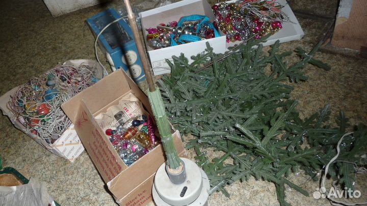 Набор ёлка150 см мотор вращения ёлки