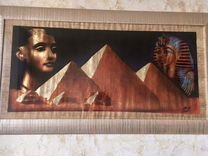 Папирус Египет. Картина на папирусе. 100х55 см раз
