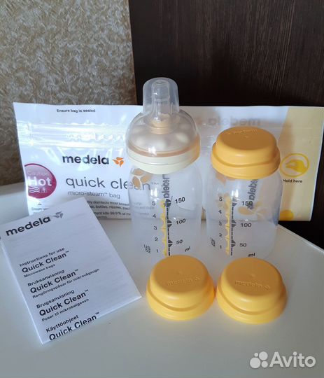 Бутылка детская medela calma новая