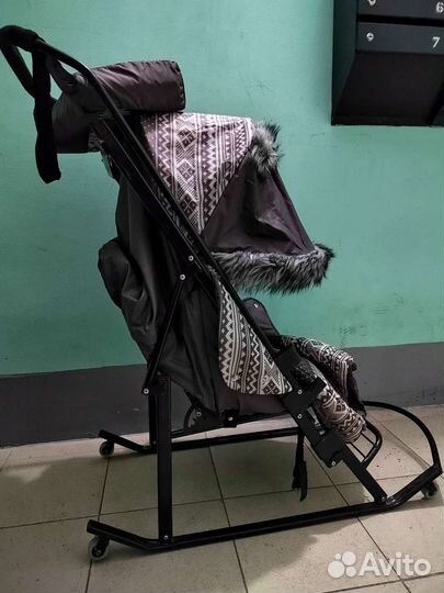 Детские санки коляска ника