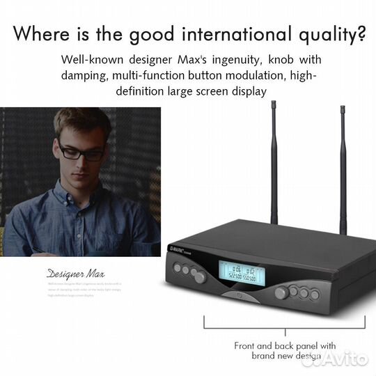 Микрофоны для живого вокала G-Mark G320AM, черный