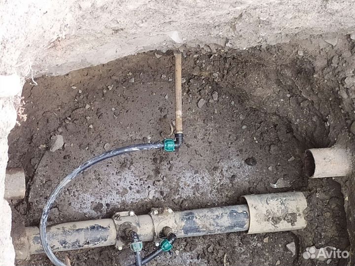 Водопровод и канализация.Прокол гнб, отогрев