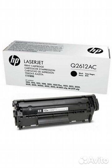 Оригинальный лазерный картридж HP Q2612AC 12A черн